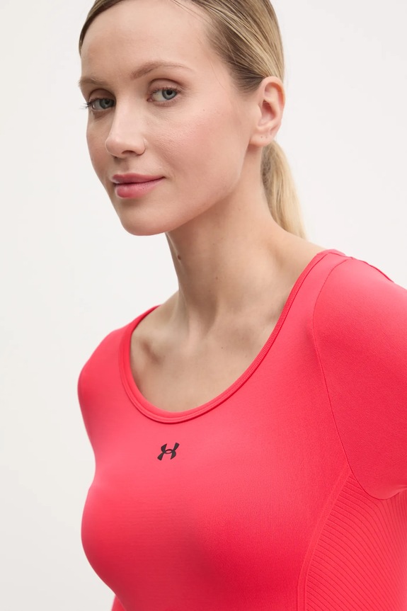Under Armour longsleeve treningowy Train Seamless czerwony 1379150