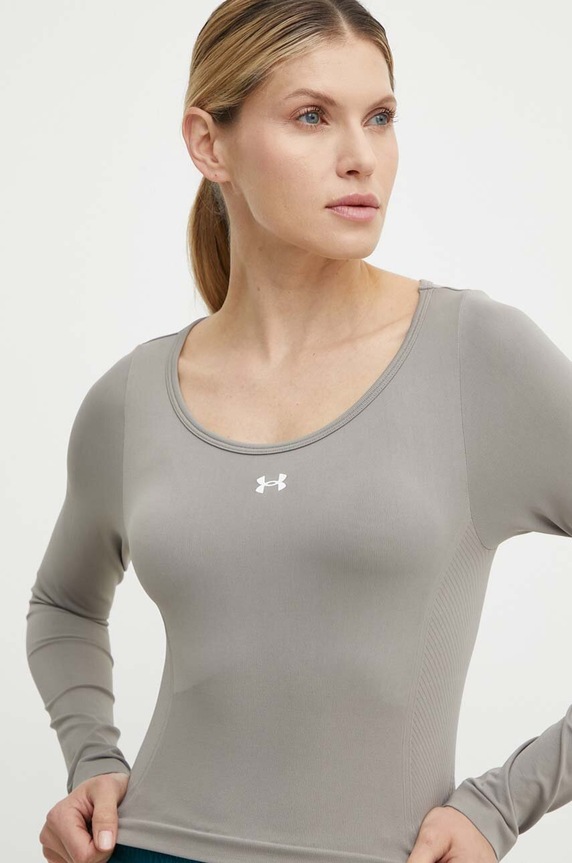 Under Armour longsleeve treningowy Train Seamless szary 1379150