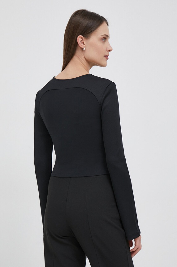 Ruházat Calvin Klein Jeans hosszú ujjú J20J222009 fekete