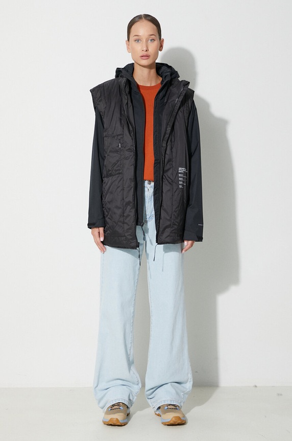 Bombažna majica z dolgimi rokavi Fjallraven 1960 Logo F86989.243 oranžna AW23