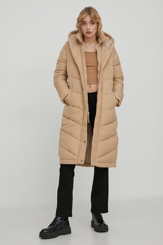 Tričko s dlhým rukávom Hollister Co. KI339.3285.400 hnedá AW23