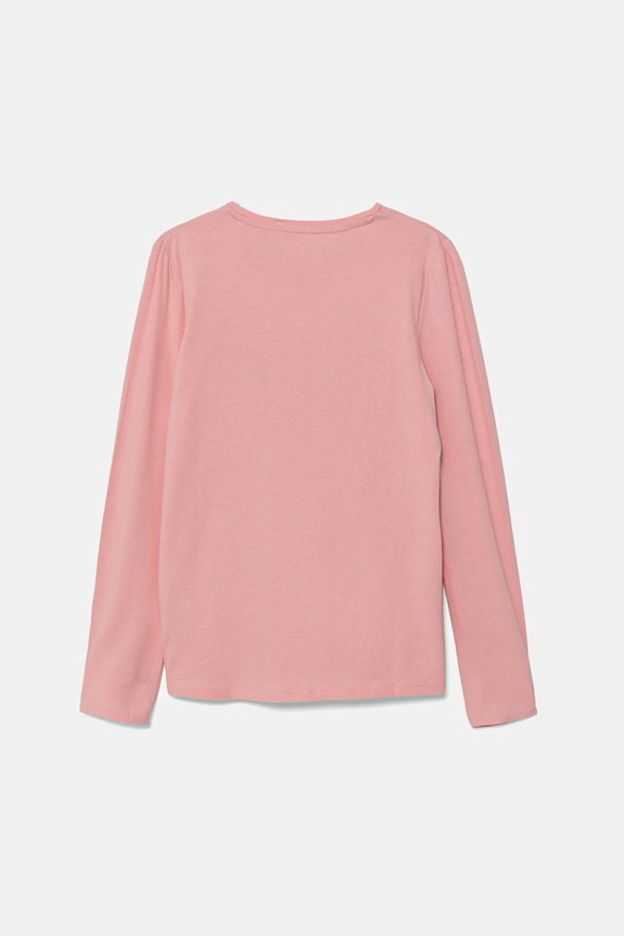 Guess longsleeve dziecięcy J2YI50.K6YW1.9BYX różowy AW23