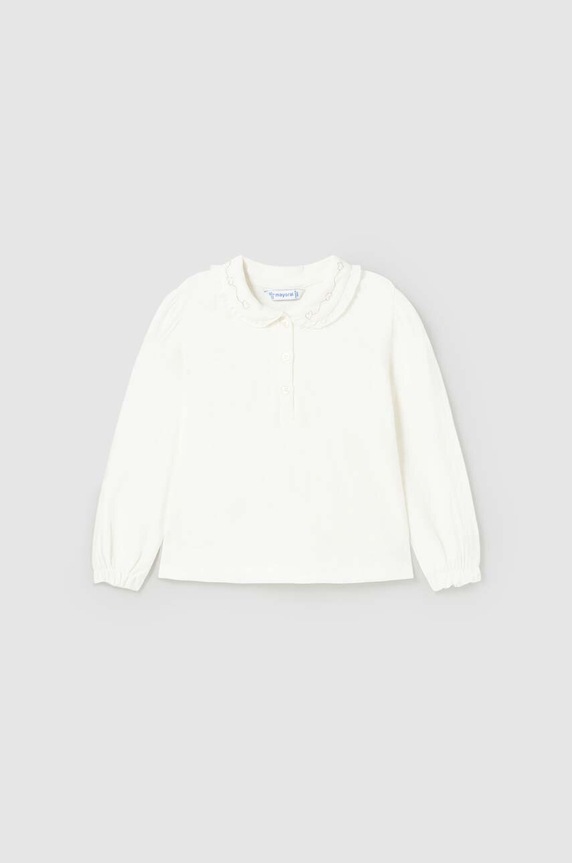 Mayoral longsleeve niemowlęcy z elastanem beżowy 104.4J.Baby.9BYX