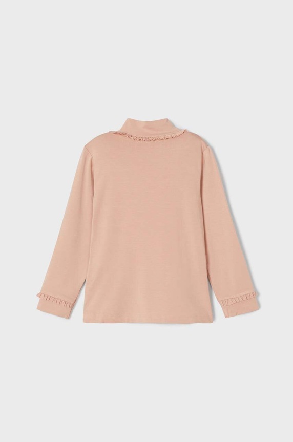 Mayoral longsleeve dziecięcy 145.6D.Mini.9BYX różowy AW23