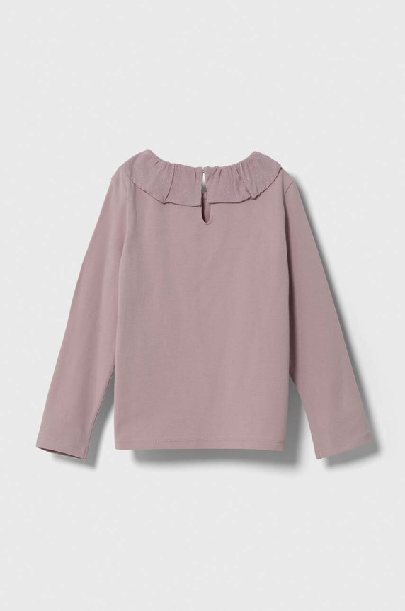 United Colors of Benetton gyerek hosszúujjú 3P4ZG10AN.P.SEASONAL lila AW23