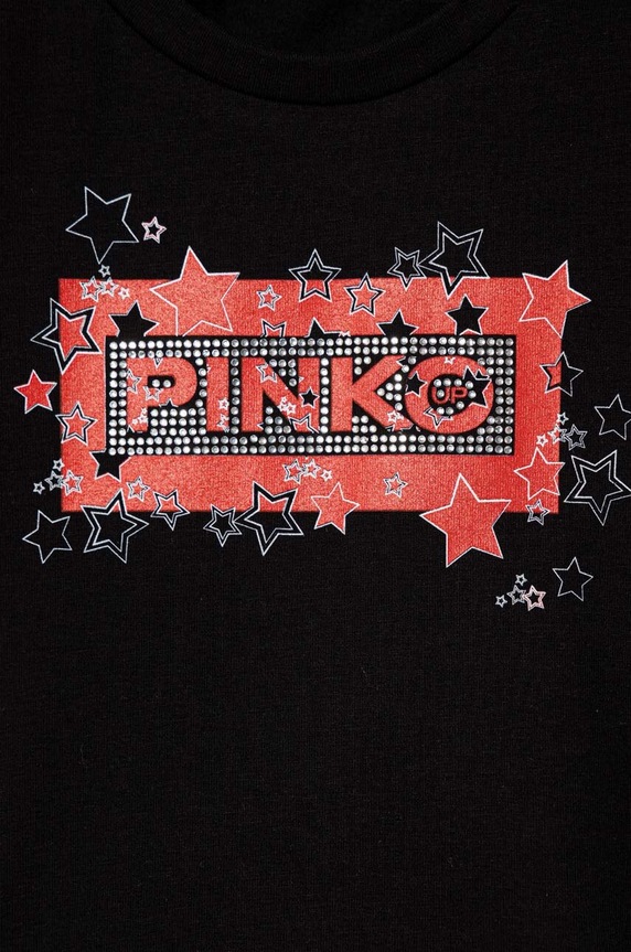 Fete Pinko Up longsleeve copii F3PIBGTH155 negru