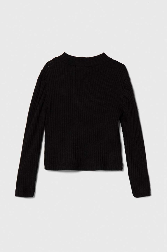 Dětské tričko s dlouhým rukávem Pinko Up F3PIBGTN115 černá AW23