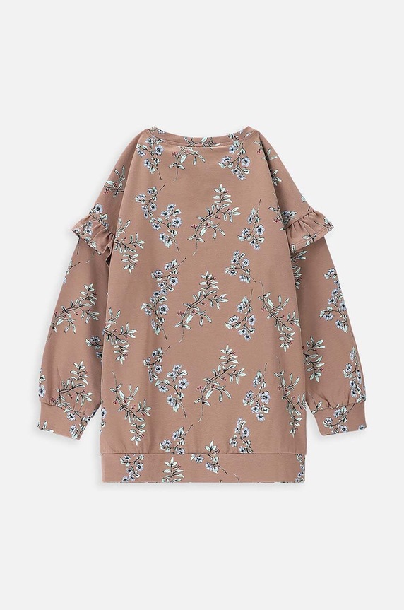 Coccodrillo longsleeve dziecięcy ZC3144101WGJ brązowy AW23