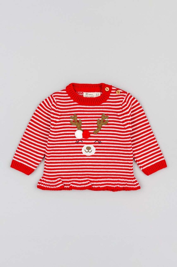 zippy sweter niemowlęcy pozostałe czerwony 3105623301