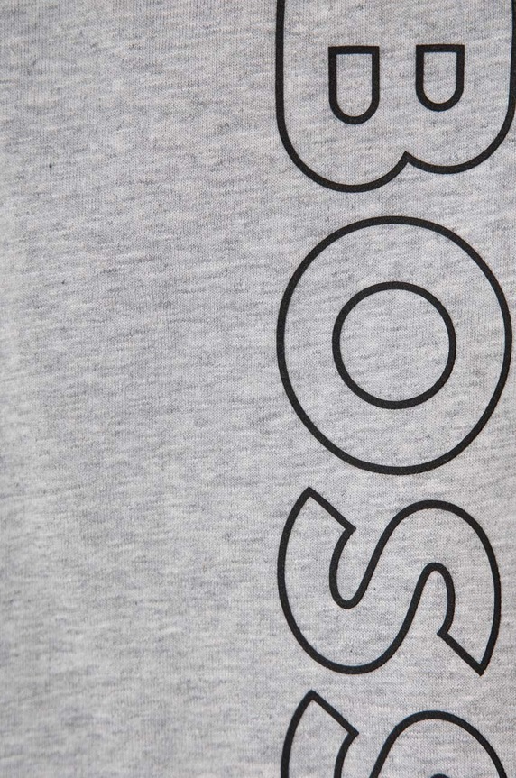 Chłopiec BOSS longsleeve bawełniany niemowlęcy J05A21.60.81 szary