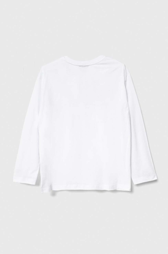 United Colors of Benetton gyerek pamut hosszú ujjú felső x Disney 3096C10G0.G.SEASONAL fehér AW23