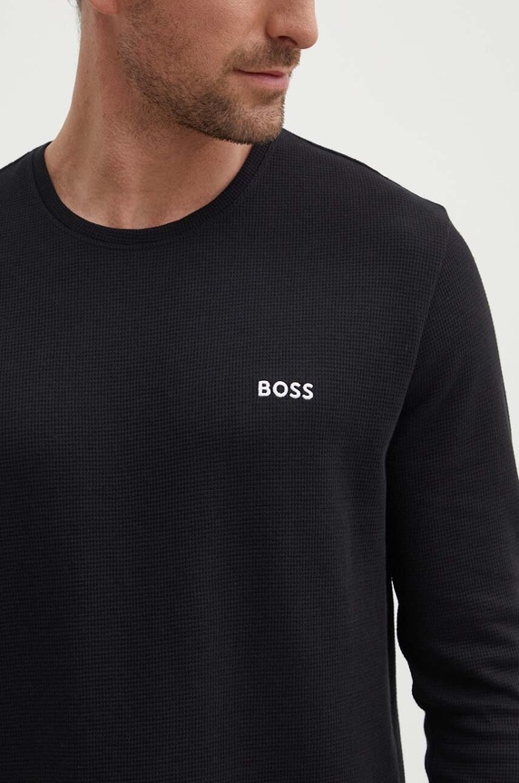 BOSS longsleeve lounge 50479387 czarny