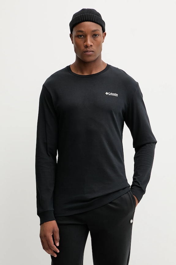 Îmbrăcăminte Columbia longsleeve din bumbac Explorers Canyon 2054553 negru