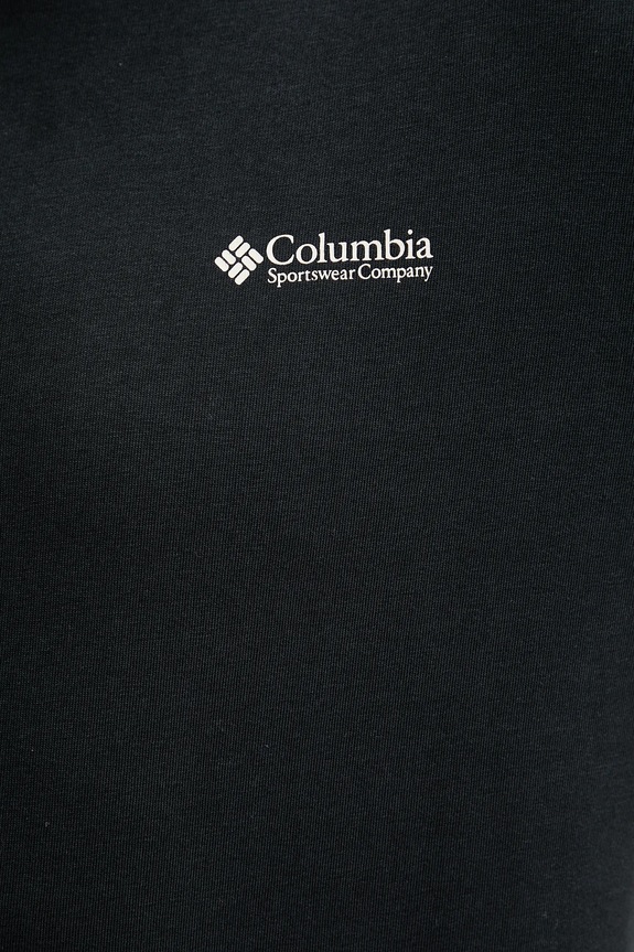 Columbia longsleeve din bumbac Explorers Canyon 2054553 negru