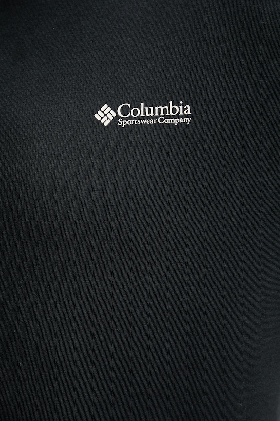 Columbia longsleeve din bumbac Explorers Canyon 2054553 negru