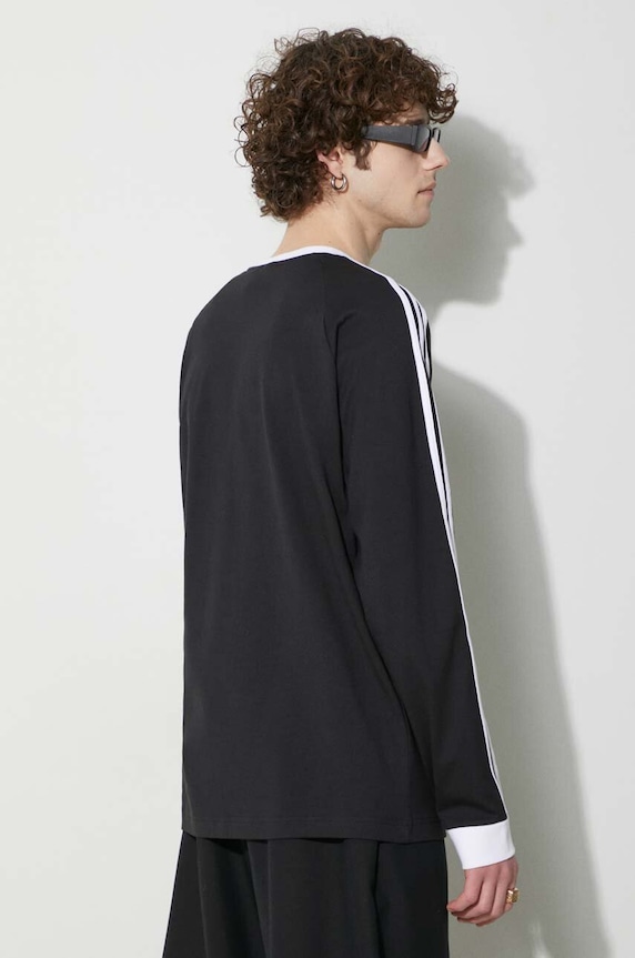 adidas Adicolor Classics 3-Stripes Long Sleeve Tee Black IA4877 black AW23