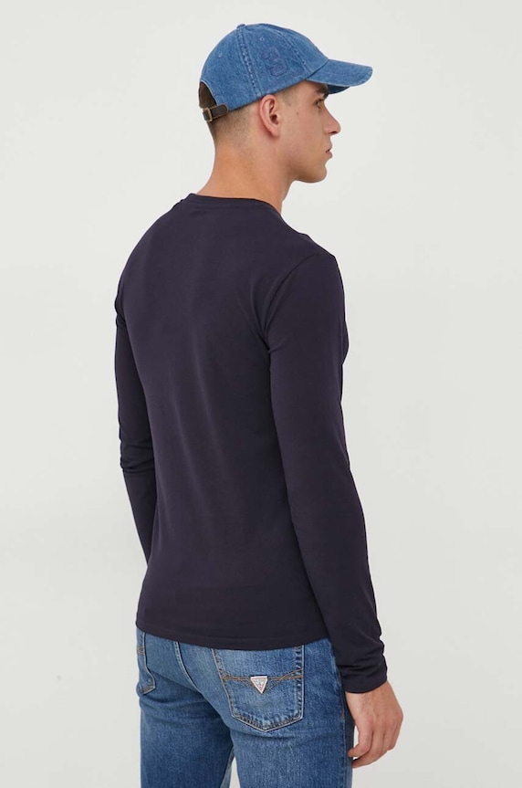 Odzież Guess longsleeve M2YI28.J1314 granatowy