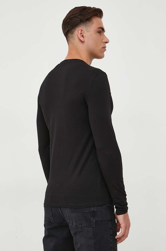 Odzież Guess longsleeve M2YI28.J1314 czarny