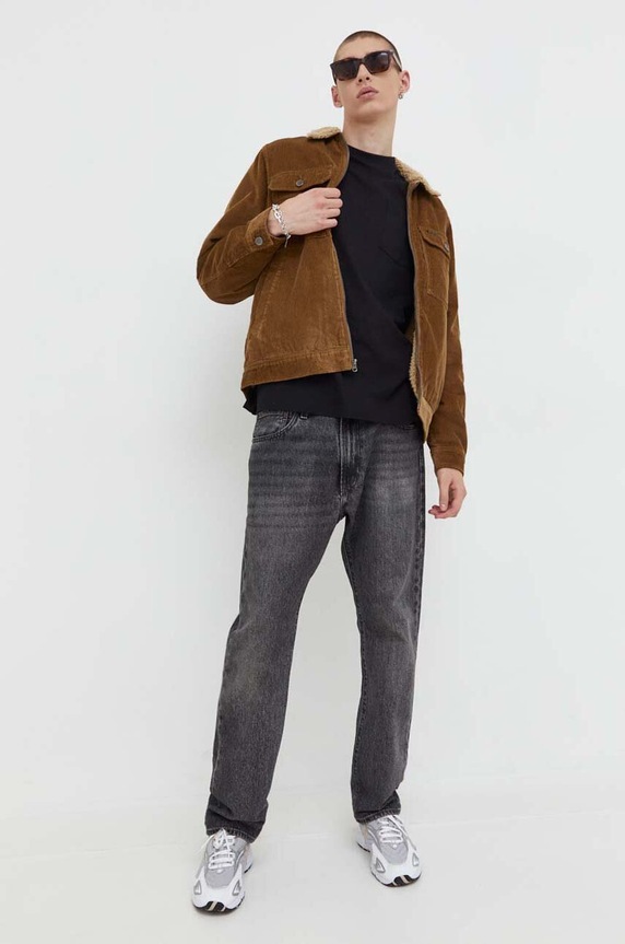 Dickies longsleeve bawełniany DK0A4YGHBLK1 czarny AW24