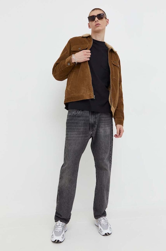 Dickies longsleeve bawełniany DK0A4YGHBLK1 czarny AW24