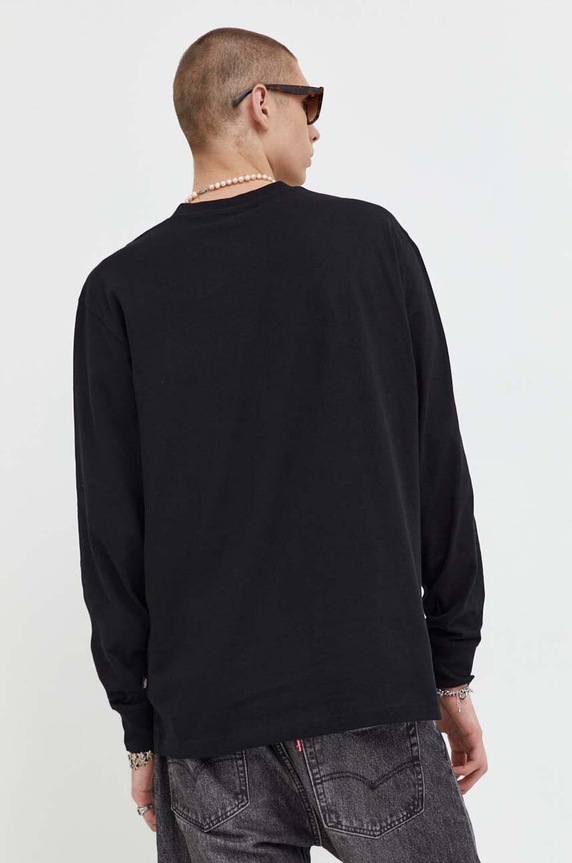 Odzież Dickies longsleeve bawełniany DK0A4YGHBLK1 czarny