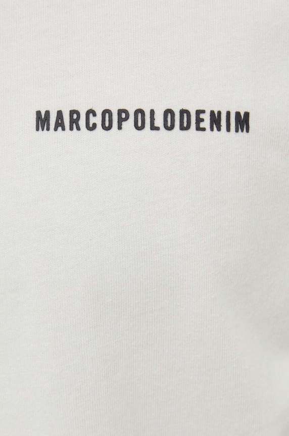 Bavlnené tričko s dlhým rukávom Marc O'Polo DENIM 366220452036 béžová