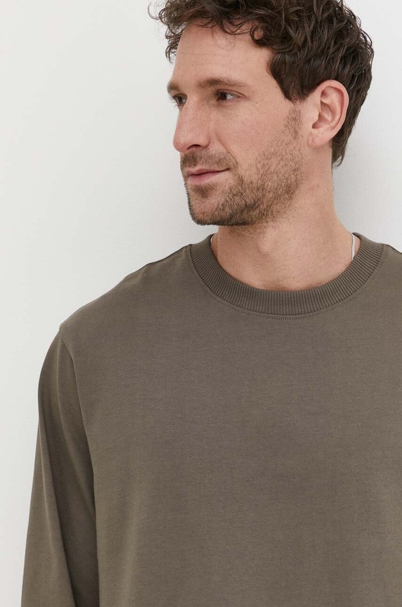 G-Star longsleeve bawełniany zielony D23459.C784