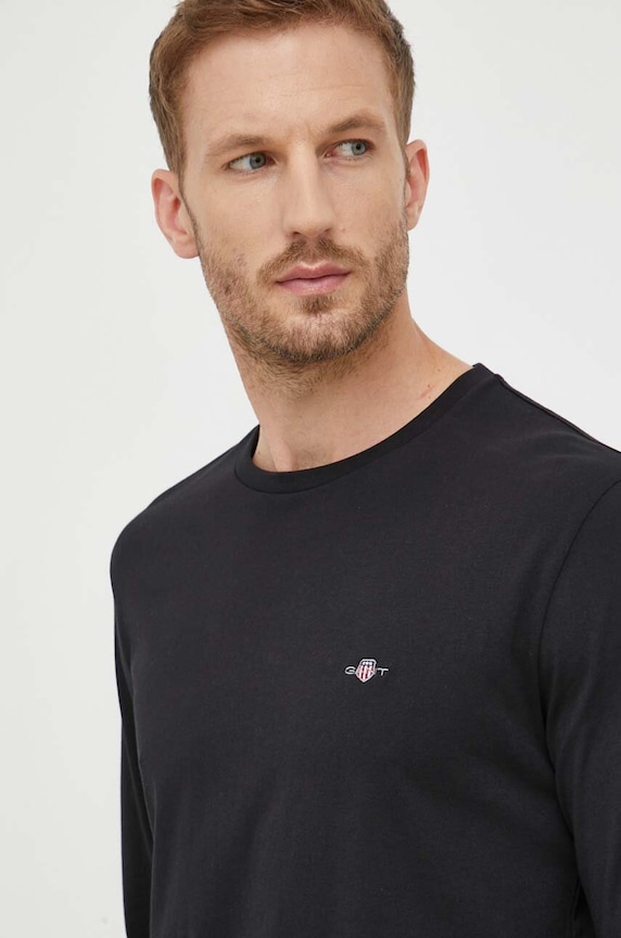 Gant pamut hosszúujjú fekete 2004049