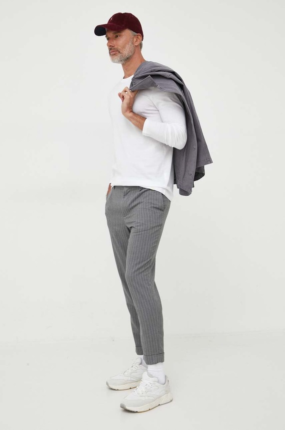 United Colors of Benetton pamut hosszúujjú 3U53J1F05.101 fehér SS25