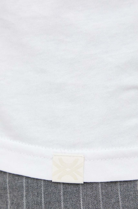 United Colors of Benetton pamut hosszúujjú 3U53J1F05.101 fehér