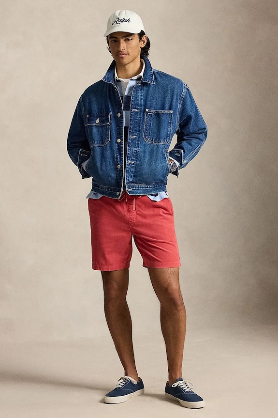Polo Ralph Lauren majica dugih rukava za muškarce od pamuka plava 710717116