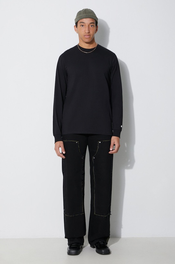 Carhartt WIP cotton longsleeve top I026265.0D2XX black AA00