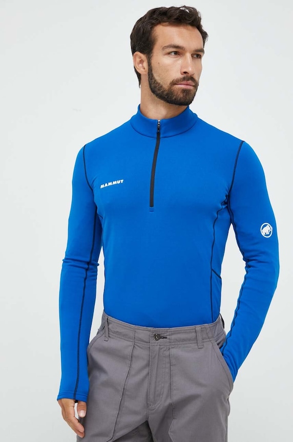 Sportovní mikina Mammut Aenergy ML Half Zip bez kapuce modrá 1016.01100
