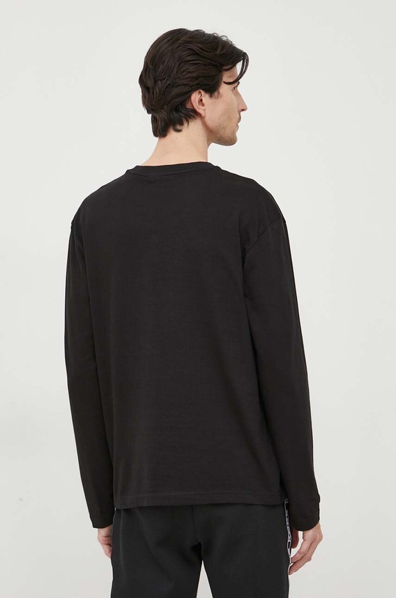 Calvin Klein longsleeve bawełniany K10K111847 czarny AW23