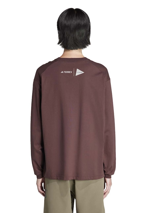 Odzież adidas TERREX bluza and wander XPLORIC HZ0672 brązowy