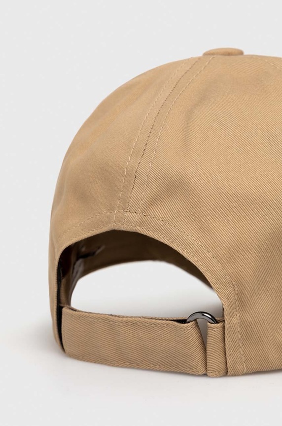 Akcesoria Tommy Hilfiger czapka z daszkiem bawełniana AW0AW15532 beżowy