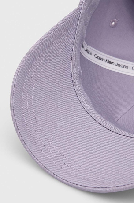 Kiegészítők Calvin Klein Jeans pamut baseball sapka K60K610908 lila