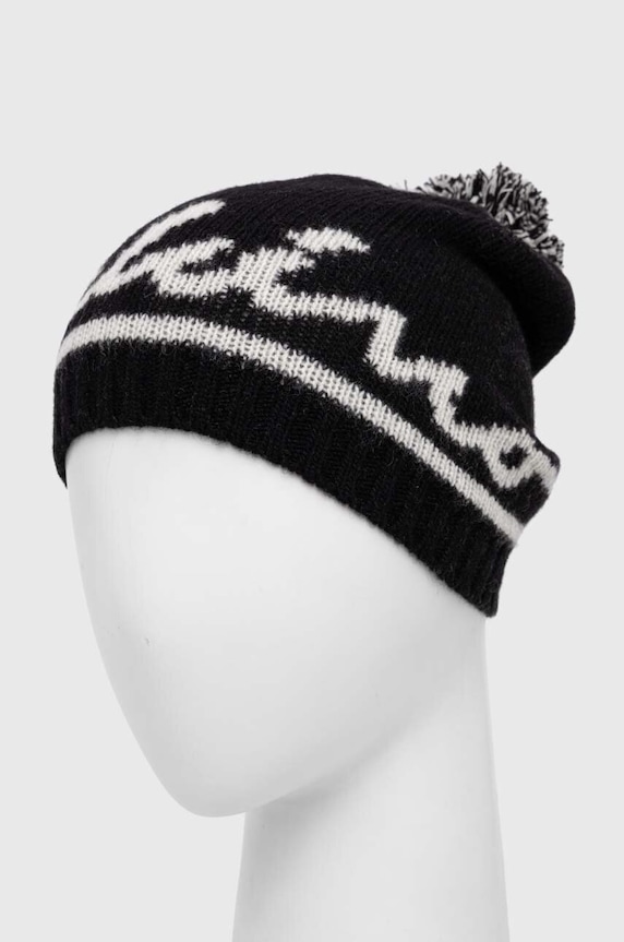 Moschino czapka wełniana M2947.65367 czarny AW23