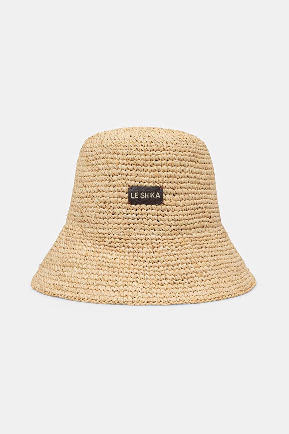 LE SH KA headwear Ψάθινο καπέλο γυναικείο άλλο μπεζ BucketHat