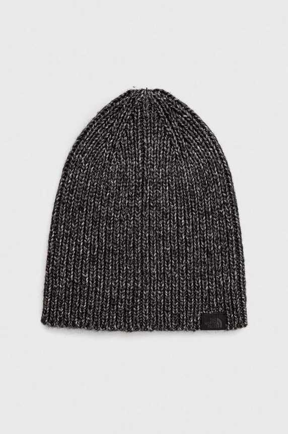 The North Face czapka z domieszką wełny z domieszką wełny czarny NF0A7RICKT01