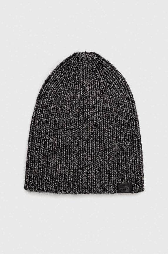 The North Face czapka z domieszką wełny z domieszką wełny czarny NF0A7RICKT01