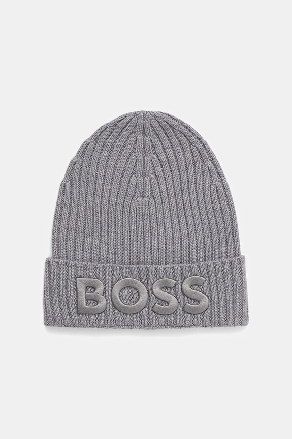 BOSS căciulă de lână Lara_hat gri 50497815
