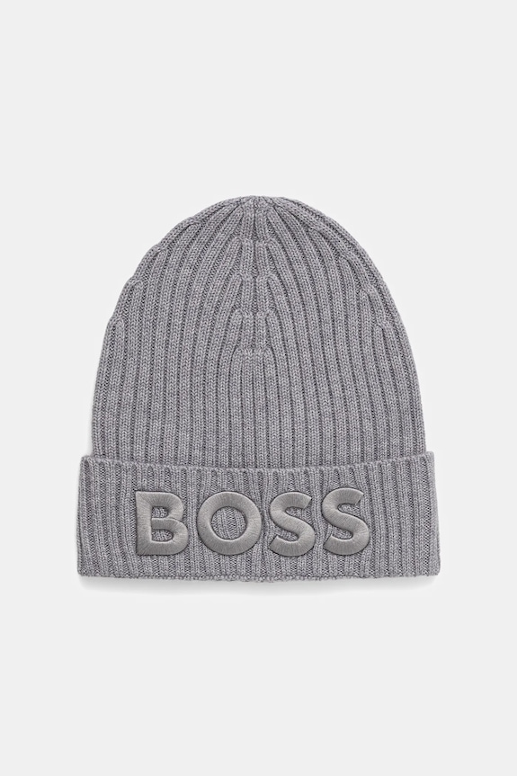 BOSS căciulă de lână Lara_hat gri 50497815