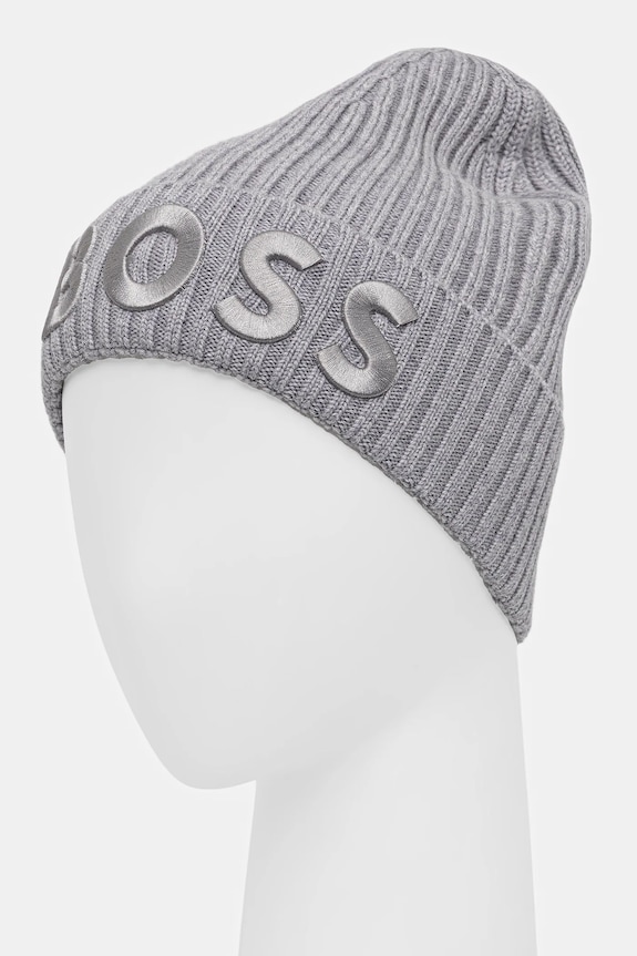 BOSS căciulă de lână Lara_hat 50497815 gri AW25