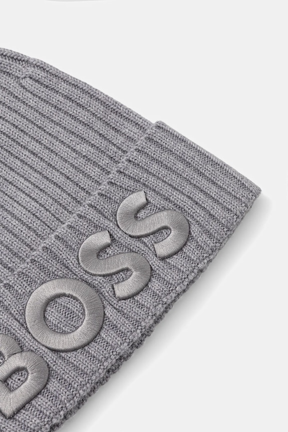 Accesorii BOSS căciulă de lână Lara_hat 50497815 gri