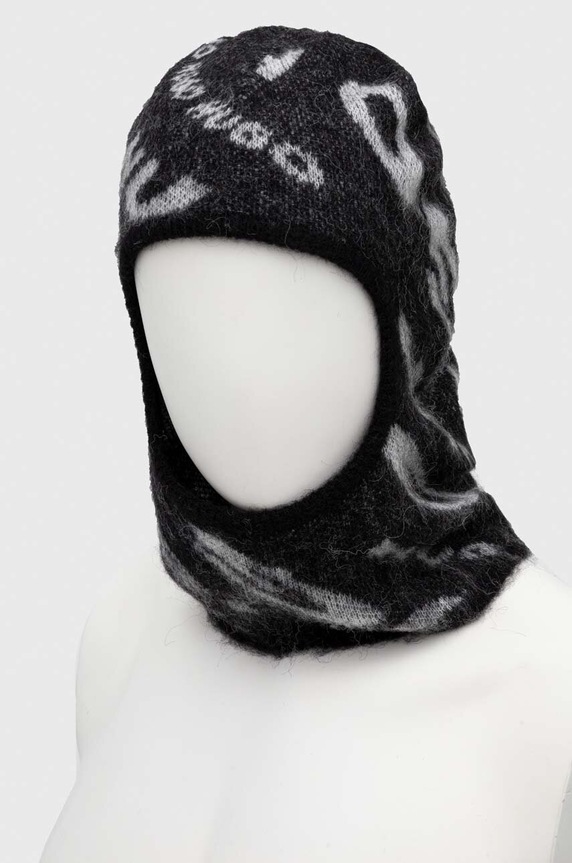 HUGO kominiarka z domieszką wełny 50500977 szary AW23