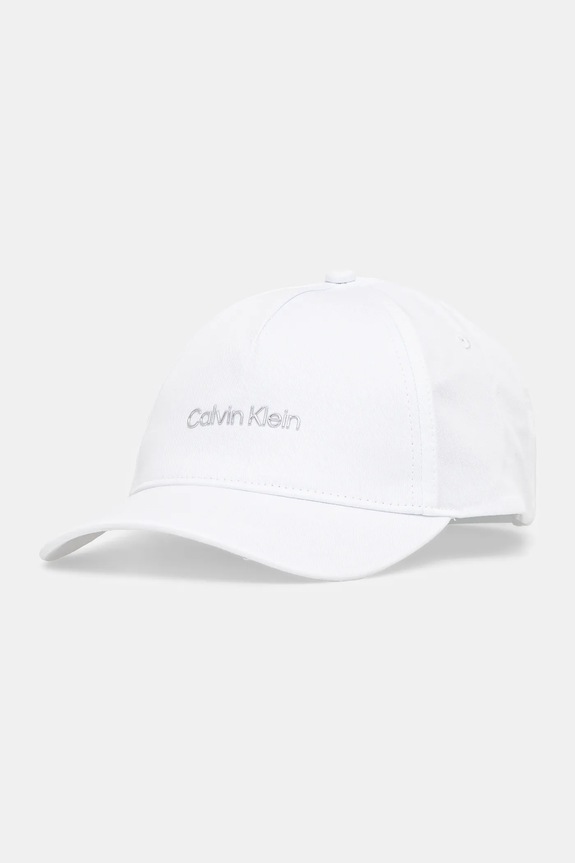 Calvin Klein pamut baseball sapka sima fehér K60K610525