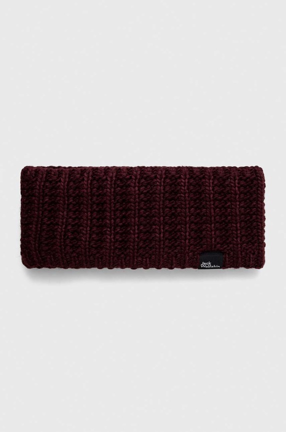 Jack Wolfskin opaska Highloft pozostałe bordowy 1908022