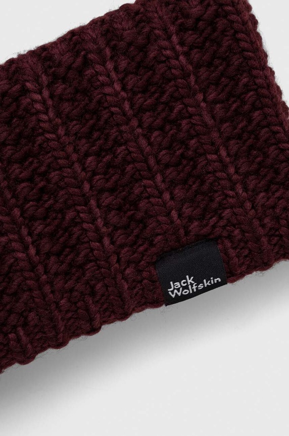 Jack Wolfskin opaska Highloft 1908022 bordowy AW24