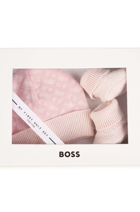 Σετ μωρού BOSS ροζ J98423